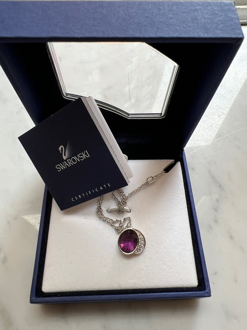 Swarovski Amethyst Pendant